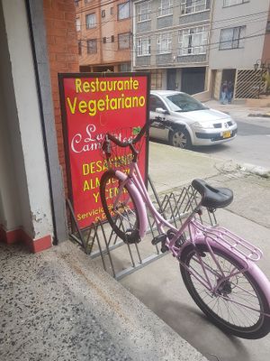 Sign at the door at La Campoteca in Bogota