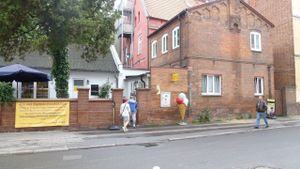 Mecklenburger Straße 1a gegenüber der Post at Werners Eiscafe in Wismar