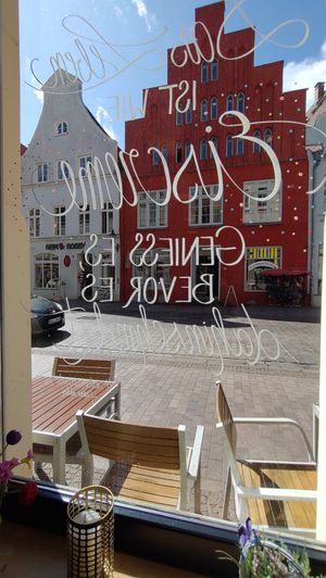  at Werners Eiscafe in Wismar