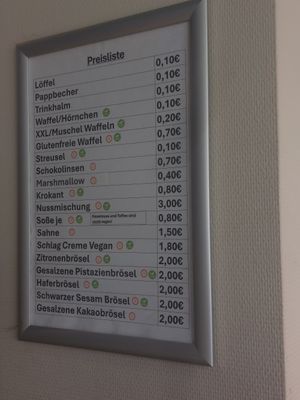  at Werners Eiscafe in Wismar