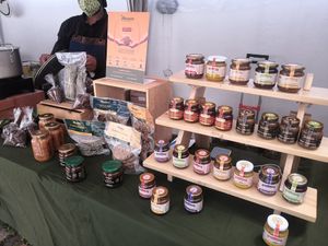 Vegan marmalade made from veggies! at Slow Food Mercado de la Tierra in Bogota