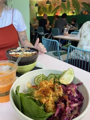   at Hula Juice Cafe in Edinburgh