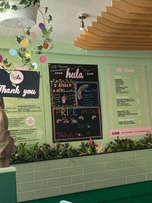   at Hula Juice Cafe in Edinburgh