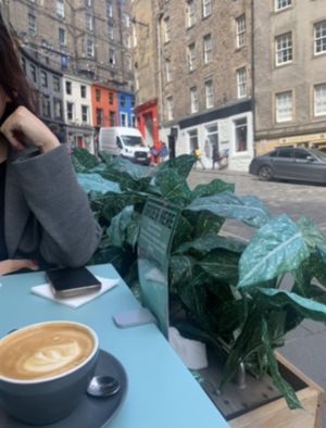   at Hula Juice Cafe in Edinburgh