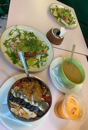   at Hula Juice Cafe in Edinburgh