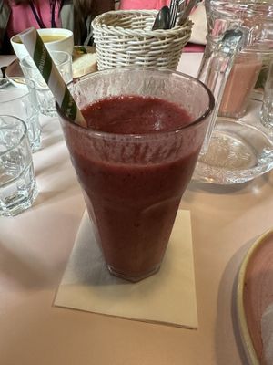 Blue Hawaiian Smoothie  at Hula Juice Cafe in Edinburgh