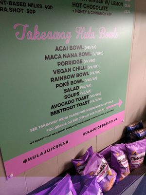 ve/gfo at Hula Juice Cafe in Edinburgh