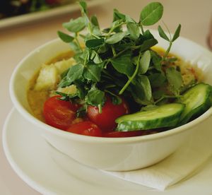 Rainbow bowl at Hula Juice Cafe in Edinburgh