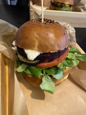 Vegan Burger  at Krowa Na Wypasie in Pobierowo