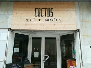 Outside at Cactus in Palamos