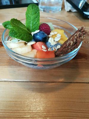 Chia pudding at Cactus in Palamos