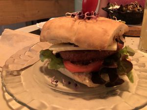 Beyond burger at Cactus in Palamos