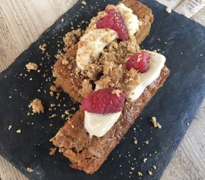 Carrot cake at Cactus in Palamos