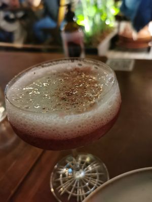 Rasberry drink "especial Teva" at Teva in Rio De Janeiro