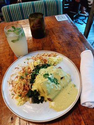 Milanesa de seitan at Teva in Rio De Janeiro