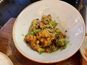 Fried cauliflower  at Teva in Rio De Janeiro