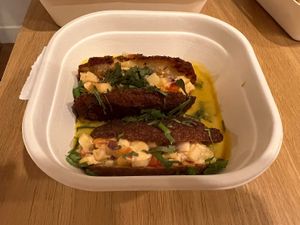 Acarajé delivery  at Teva in Rio De Janeiro