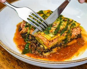 Homemade Lasagna at Teva in Rio De Janeiro