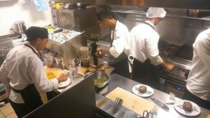 Kitchen at Teva in Rio De Janeiro