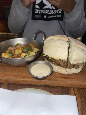 Burger that I personally think should be called sandwhich   at Teva in Rio De Janeiro