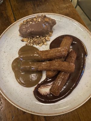 Banana churros   at Teva in Rio De Janeiro
