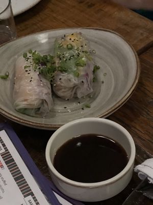 Summer rolls   at Teva in Rio De Janeiro