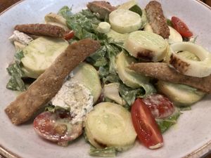 Heart of palm salad with tempeh  at Teva in Rio De Janeiro