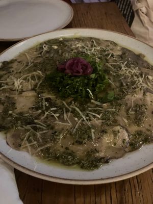 Carpaccio de portobello  at Teva in Rio De Janeiro