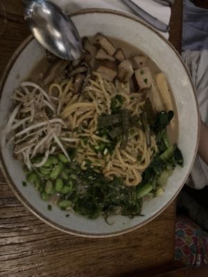 Vegan ramen   at Teva in Rio De Janeiro