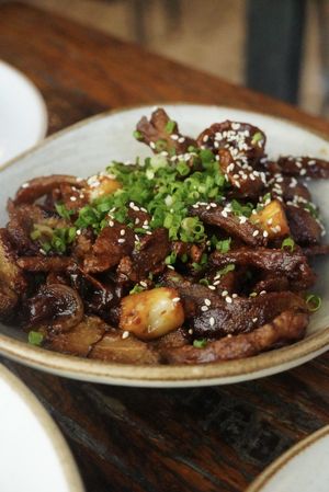 Korean spiced seitan   at Teva in Rio De Janeiro
