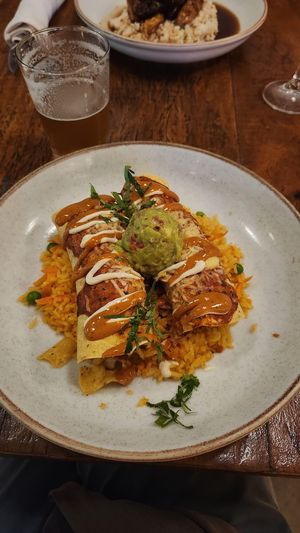 Mexican enchiladas   at Teva in Rio De Janeiro