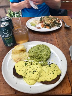 Pad Thai & Shiitake Steak at Teva in Rio De Janeiro