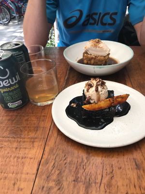 Brownie & Sticky Toffee Pudding at Teva in Rio De Janeiro