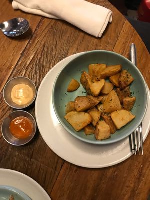 Potato wedges at Teva in Rio De Janeiro