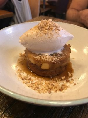Toffee cake at Teva in Rio De Janeiro