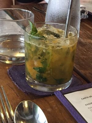 Sake caipirinha at Teva in Rio De Janeiro