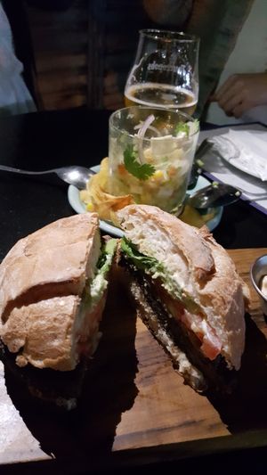 Hamburguer at Teva in Rio De Janeiro