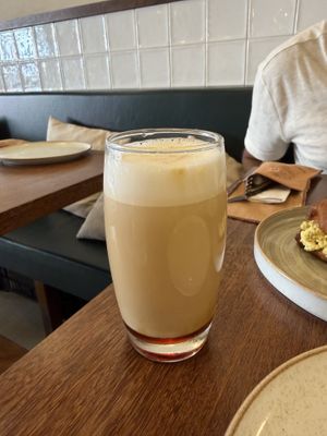 Caramel iced latte  at Teva Bistrô in Rio De Janeiro