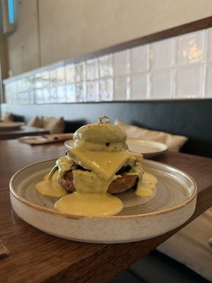 Portobello benedict  at Teva Bistrô in Rio De Janeiro