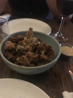 Fried mushroom at Teva in Rio De Janeiro
