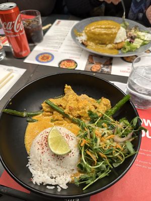 Coconut kare and vegatsu   at Wagamama in Norwich
