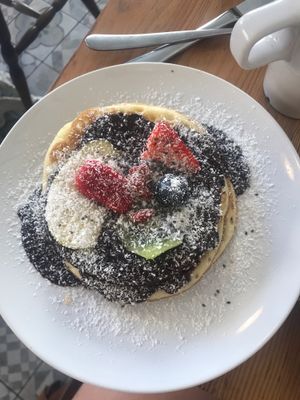 Pancakes at Kitchen Garden in Bordeaux