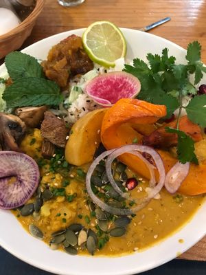 Bollywood bowl at Kitchen Garden in Bordeaux