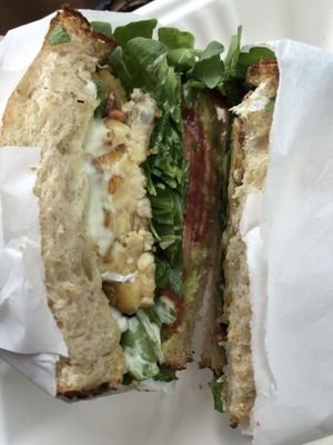 Tata Sandwich w/ Tempeh  at Celis Produce in West Palm Beach