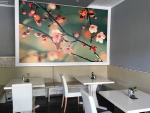 where you eat in a good ambient :)  at AnSa in Munich