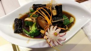 tofu wrapped in seaweed at AnSa in Munich