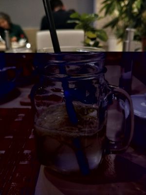 Ginger lemonade at AnSa in Munich