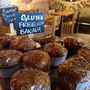 locally made baked goods  at Fluid Coffeebar in Valparaiso