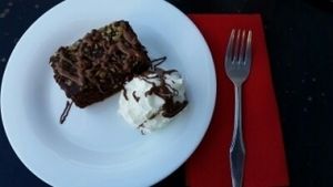 vegan browni  at Abaco Te in Granada