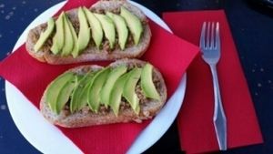 vegan tuna &  avocado toast  at Abaco Te in Granada